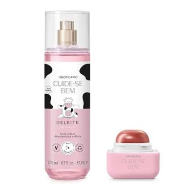 Imagem de Combo Cuide-se Bem Deleite: Body Splash O Boticário 200ml + Hidratante Labial Rosa 6,2g (2 itens)