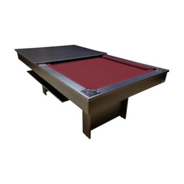 Imagem de Mesa de Sinuca/bilhar com Tampo de Jantar - 2,20x1,20 - Bordo