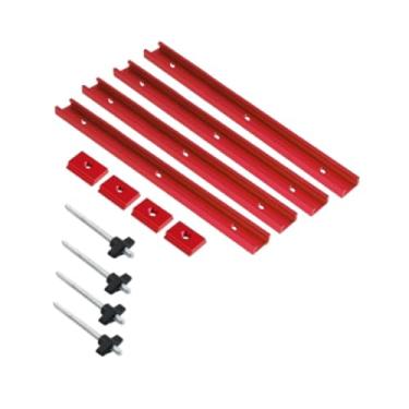 Imagem de Bothyi T rastreio kit de botão t slot miter gabinete de madeira suprimentos de madeira, Vermelho