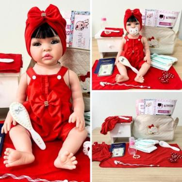 Imagem de Boneca Bebê Reborn Original Enxoval Completo - Caminito Baby