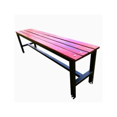 Imagem de Banco Para Vestiário Jardim Academia Resistente - Metal Pro