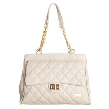 Imagem de Bolsa Matelassê Off White Alça Corrente Dm Obsession, Off white, UN
