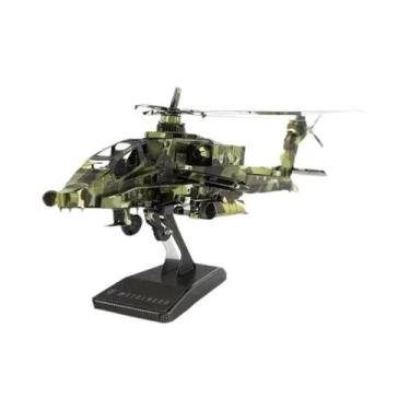 Imagem de Quebra-Cabeça 3D de Metal de Aviões - J-20, J-10B, KA-50, RAH-66 e VF-