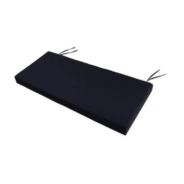 Imagem de Gralara Garden Bench Cushion Couch Pad Modern 107 x 46 cm Adeset Pad Fmoty Moberty Seat for Lounge Sofá sofá, Preto