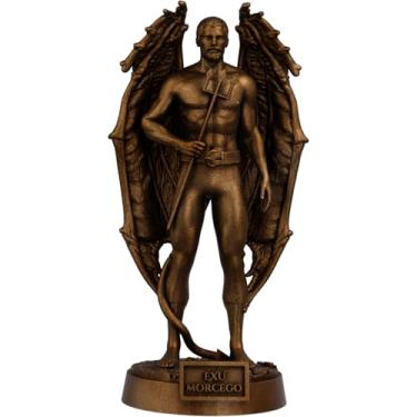 Imagem de Estátua Exu Morcego Imagem Umbanda Candomblé (Cor Cobre Antigo)