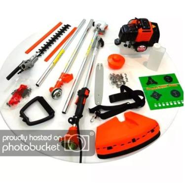 Imagem de Roçadeira Multifunções 4x1 43cc RM-MT430 Siga Tools + Enxada Rotativa 