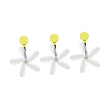 Imagem de IEUDNS Defletor de ar condicionado, defesa de direção do vento, ângulos ajustáveis ​​outlet de ar para a sala de estudo da sala de estar do salão, 3pcs Amarelos