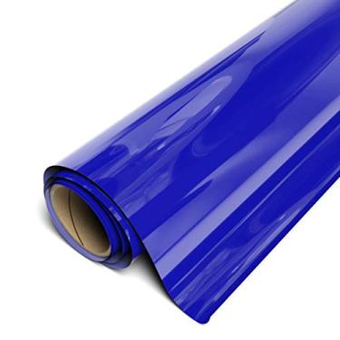 Imagem de (Royal Blue) - Big savings, 12 inchs (Actual size:30cm ) by 3m Roll, Siser EasyWeed Heat Transfer Vinyl HTV for T-Shirts(Royal Blue)