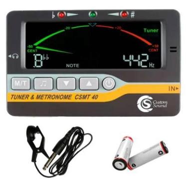Imagem de Metronomo afinador diapasao custom sound disp digital csmt40