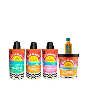 Imagem de Kit Lola Ela é Carioca Shampoo + Condicionador + Mascara + Proteína + 