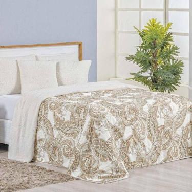 Imagem de Cobertor King Top Line Estampado Hipercal-sherpa 1 Peça - Malaga - Cas
