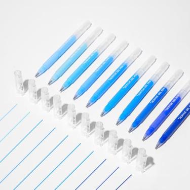 Imagem de ROSYMENG Conjunto de canetas de gel acrílico com 10 cores, caneta de tinta acrílica de grande capacidade para livros de colorir para adultos, marcadores de tinta à prova d'água para tela, rocha