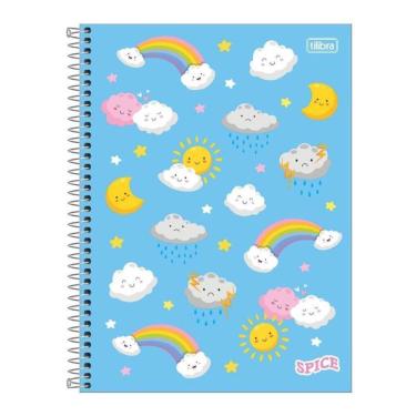Imagem de Caderno Espiral Capa Dura Universitário 1 Matéria Spice Feminino 80 Folhas Tilibra Estampa 8