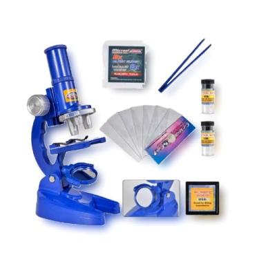 Imagem de Microscópio Cientista Infantil LED 100x 200x 450x Brinquedo