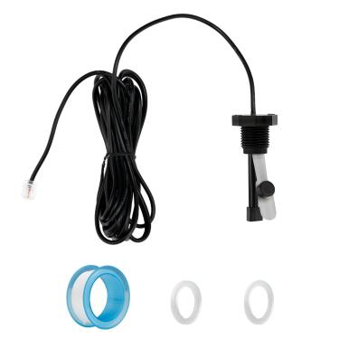 Imagem de Watflow Interruptor de fluxo de detecção de metal para Hayward Salt Away com cabo de 15 m, interruptor de fluxo de piscina adequado para interruptor de fluxo de aquarito Hayward, célula de sal de