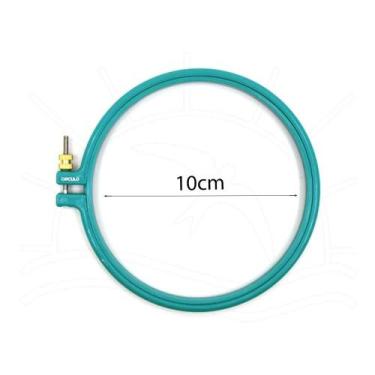 Imagem de Bastidor de Plástico com Regulador Círculo, 10,1CM - AZUL
