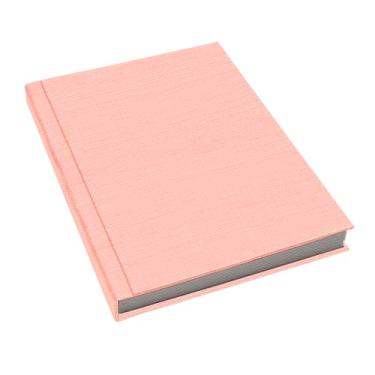 Imagem de Álbum de fotos Ical, encadernação fotolivro autocolante, folhas de papel rígido branco, para 20 fotos 20x30cm vertical - linha Instalivro - modelo salmão com textura - 755