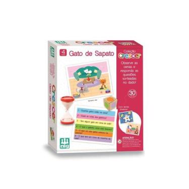 Imagem de Brinquedo Educativo Gato de Sapato 30 Cartas Desenvolve Linguagem - NI