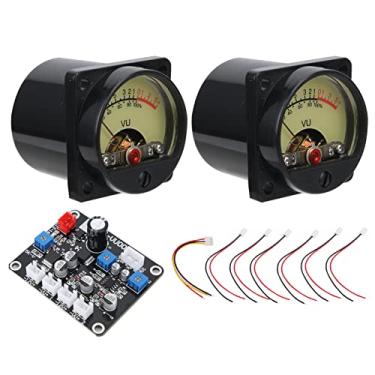 Imagem de Aramox Testador de Nível de Som do Medidor Vu Com Placa de Motorista para áudio de Carro DIY, Ferramenta de Teste de Instalação Simples para Iniciantes [2pcs Vu Medidor, Carro doméstico]