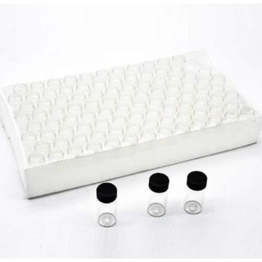 Imagem de Pacote de frascos de vidro SUCOHANS de 10 mL com tampas de rosca fenól