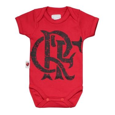 Imagem de Body Bebê Flamengo Vermelho Escudo Oficial