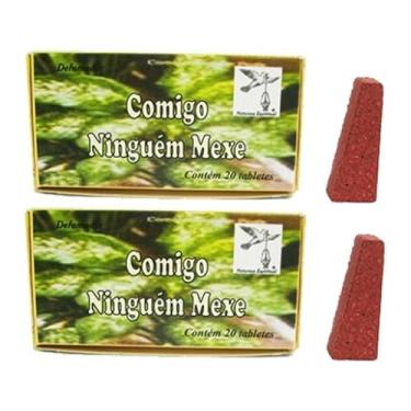 Imagem de 2 Caixas Defumador Natureza Espiritual Comigo Ninguém Mexe - 40 Tabletes