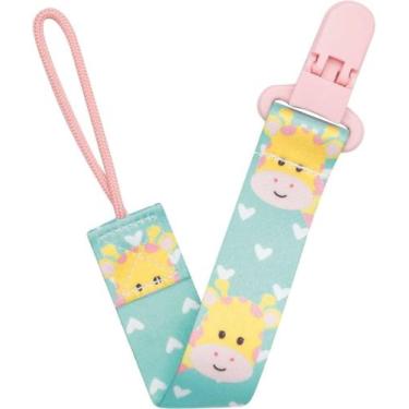 Imagem de Prendedor de Chupeta Buba Animal Fun Girafa
