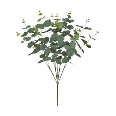 Imagem de Flor Artificial 44cm Ramalhete Buque Simulação Planta Neutro Mix De Flores Eucalipto (Eucalipto 50cm)