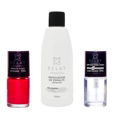 Imagem de KIT Esmalte Bloody Mary + Top Coat + Removedor Alergoshop