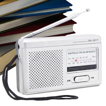 Imagem de Rrlihjgu Rádio FM | Rádio FM AM Portátil Para Uso Externo - Ferramenta Vintage Multifuncional Compacta para Sobrevivência, Acompanhante de Viagens, Atividades ao Ar Livre, Camping, Caminhadas e Uso