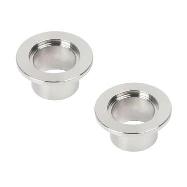 Imagem de QMINOX 304 Aço Inoxidável Meio Bico Aspirador NW KF25 Flanges de Solda KF25 Comprimento 20 mm Meio Bico Pacote com 2
