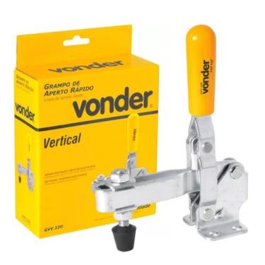 Imagem de Grampo De Aperto Rápido GVV 220 Vertical Vonder Em Aço Carbono Zincado