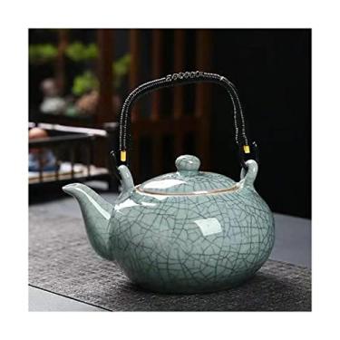 Imagem de Panela criativa de 650 ml de argila roxa vintage, bule de chá, bule de chá, bule de chá chinês, infusor de chá, bule de chá de gongfu