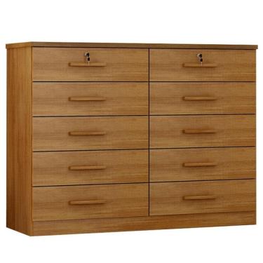 Imagem de Cômoda Gaveteiro Milão Com Chave Cumaru 25