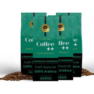 Imagem de Café Especial em Grãos Cerrado Mineiro - 4 x 250g - COFFEE++