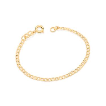 Imagem de Pulseira Infantil Masculina Banhada a Ouro 18k 551717 - Rommanel
