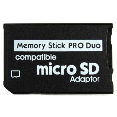 Imagem de Adaptador Memory Stick Pro Duo AMGUR para Sony PSP, câmera