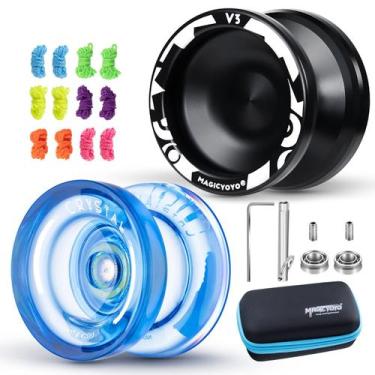 Imagem de Pacote Yoyo MAGICYOYO 2 V3 Black + K2 Crystal com kit de acessórios
