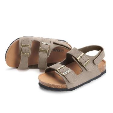 Imagem de Sandálias ZUSERIS Kids Cork Slides de verão com palmilha de cortiça pa