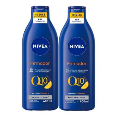 Imagem de Kit 2 Loção Hidratante Nivea Firmador Q10 + Vitamina C Pele Seca a Ext