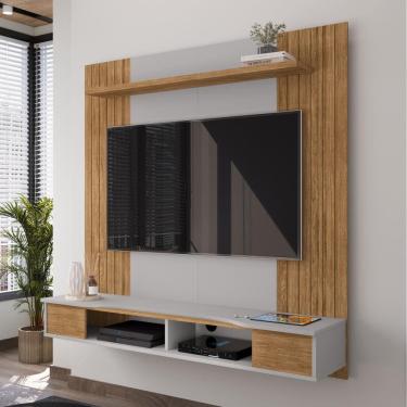 Imagem de Painel Suspenso Ipanema para TV até 55” Nichos e Prateleira