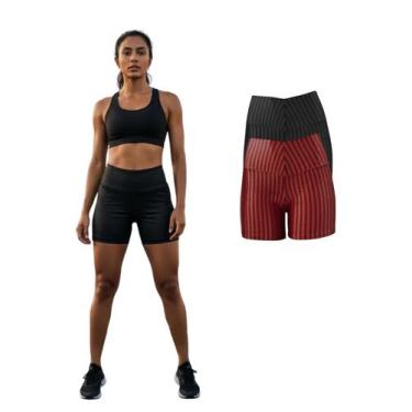 Imagem de Kit Com 2 Short Legging 3D Academia Fitness Feminino - Ast Store, Vinh