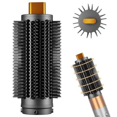 Imagem de YTCHYYSK Escova volumizadora redonda para acessórios Dyson Airwrap Oval Acessório de escova redonda para Dyson Air Wrap, afofa e volumiza para pentear