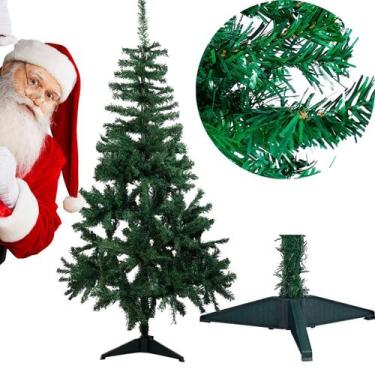 Imagem de Árvore De Natal Media 1,50 de Altura Cheia com 380 Galhos Para Decorar