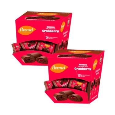 Imagem de 2 Caixas De Bombom Com Pedaços De Cranberry Flormel