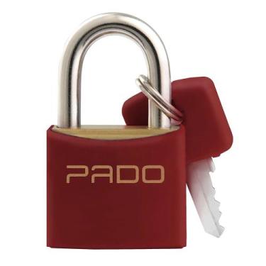 Imagem de Cadeado Vermelho 30mm Pado E-30