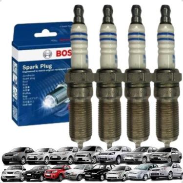 Imagem de Jogo 4 Velas De Ignição Ford Ecosport Courier Escort Fiesta Focus Ka 1