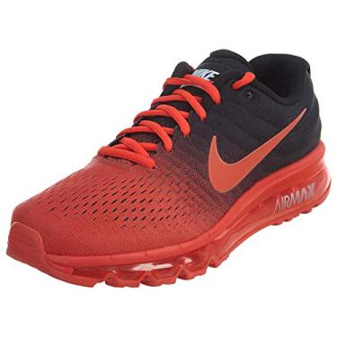 Imagem de Nike Air Max 2017 Tênis de corrida masculino, carmesim brilhante/carmesim total/preto, 849559-600, tamanho 40