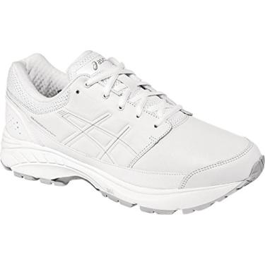 Imagem de Asics Tênis de caminhada masculino Gel-Foundation Workplace, Branco/Prata, 7