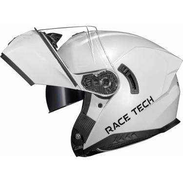 Imagem de Capacete Race Tech Signal Monocolor Branco - Branco - Monocolor - 58